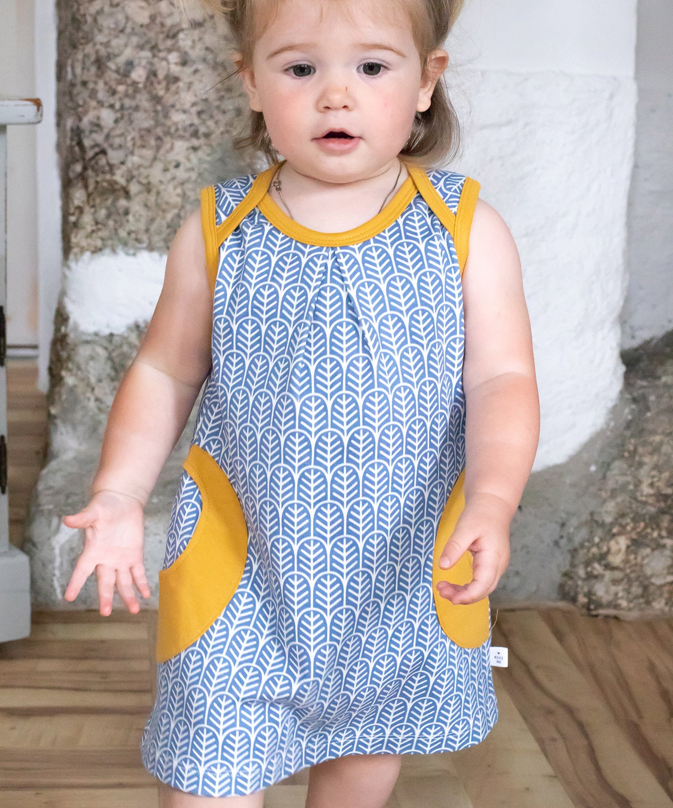 kindsknopf mini me - Dress mit Elinor-Muster
