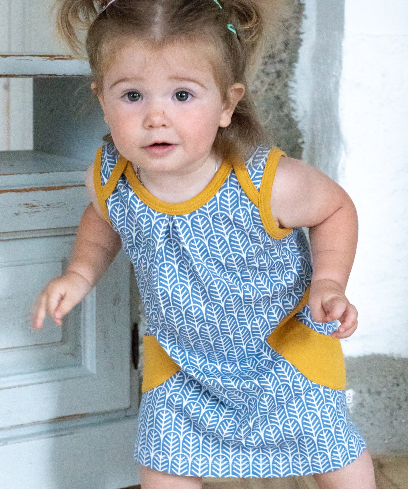 kindsknopf mini me - Dress mit Elinor-Muster