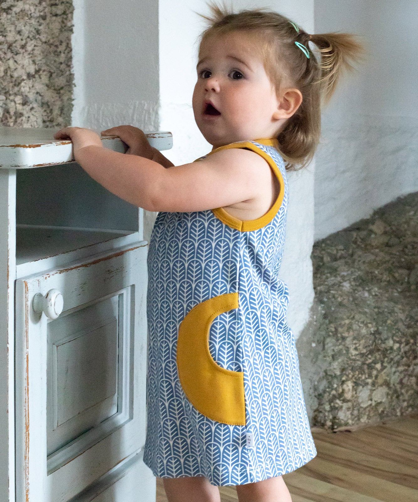 kindsknopf mini me - Dress mit Elinor-Muster